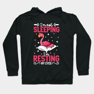 Flamingo - I'm not sleeping I'm resting my eyes Hoodie